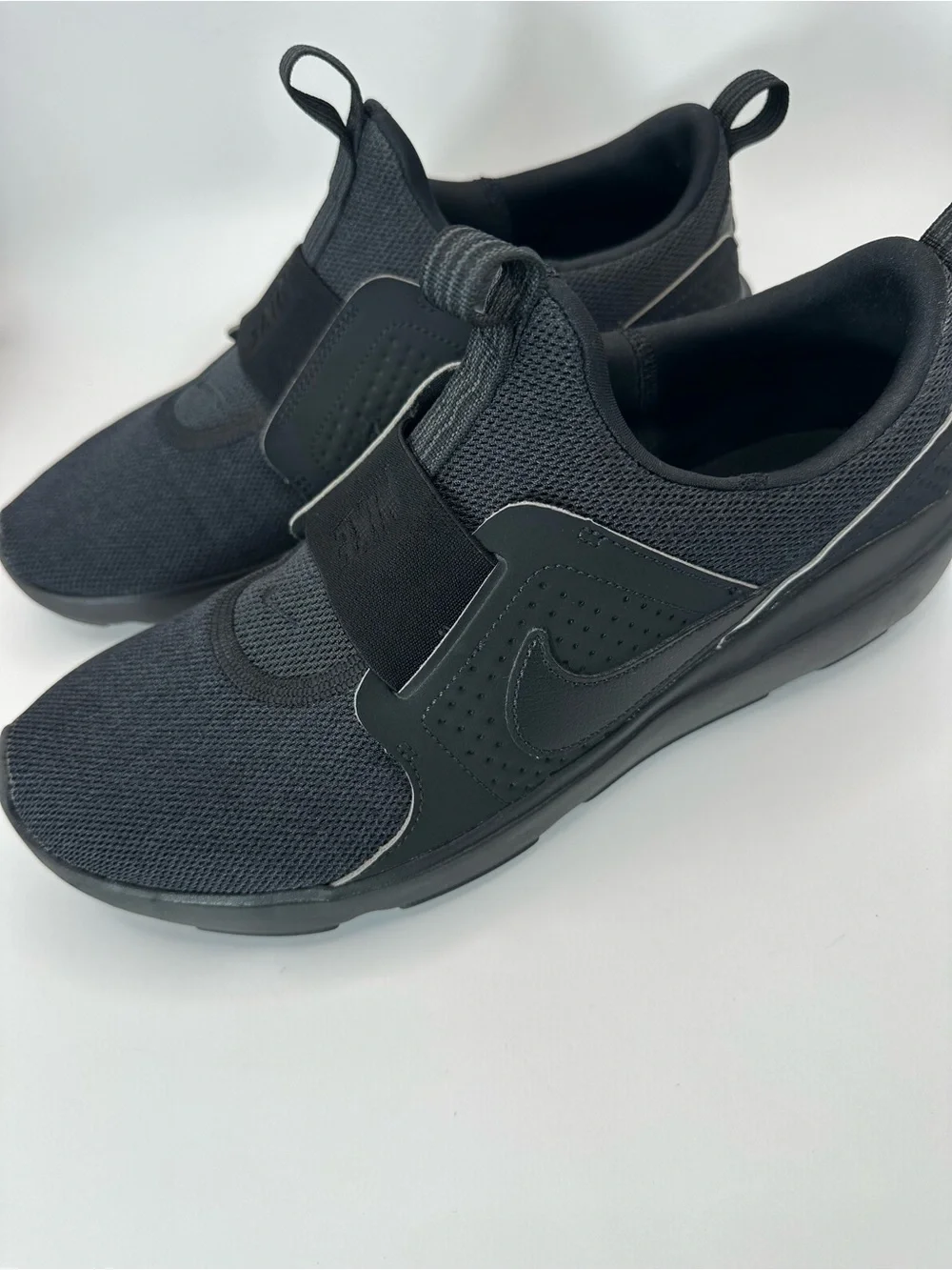 Nike Flex Advance Triple Black Slip On Sneakers Shoes DJ0999-003 Men's Size 10